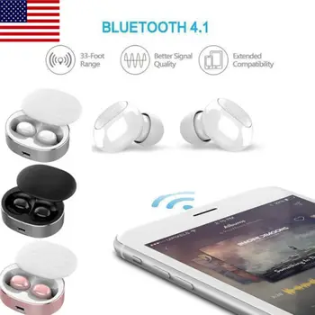 Wireless Bluetooth Earphone Headset Sports Stereo For iPhone Samsung In-ear Earphones
Wireless Bluetooth Earphone Headset Sports Stereo For iPhone Samsung In-ear Earphones