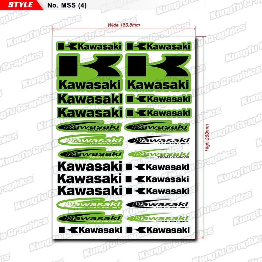 KUNGFU GRAPHICS K Sponsor Logo Sticker Sign Labels for Kawasaki Motorcycle Dirtbike Sportbike ATV Watercraft 18*26cm Green Black
KUNGFU GRAPHICS K Sponsor Logo Sticker Sign Labels for Kawasaki Motorcycle Dirtbike Sportbike ATV Watercraft 18*26cm Green Black