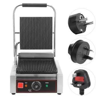 Indoor Electric Grill 220-240V Double Sided Fast Heat Up Contact Grill Countertop Griddle Commercial Grill Professional For BBQ
Indoor Electric Grill 220-240V Double Sided Fast Heat Up Contact Grill Countertop Griddle Commercial Grill Professional For BBQ
