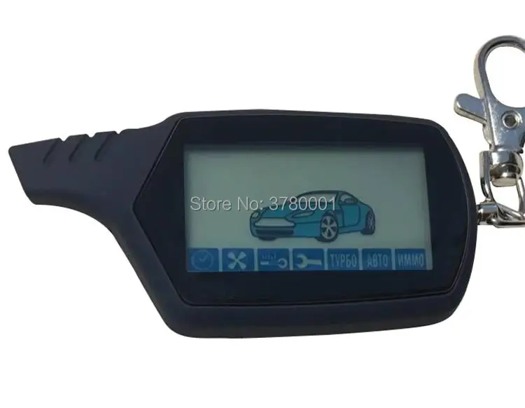 A91 2-way LCD Remote Control Key Fob Chain Keychain for Russian Vehicle Security Two Way Car Alarm System Starline A91
A91 2-way LCD Remote Control Key Fob Chain Keychain for Russian Vehicle Security Two Way Car Alarm System Starline A91