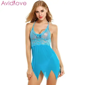 Avidlove Summer Sexy Lace Nightwear Erotic Lingerie Cotton V Neck Sleepwear Women Plus Size Sleep Dress Backless Babydoll Dress
Avidlove Summer Sexy Lace Nightwear Erotic Lingerie Cotton V Neck Sleepwear Women Plus Size Sleep Dress Backless Babydoll Dress