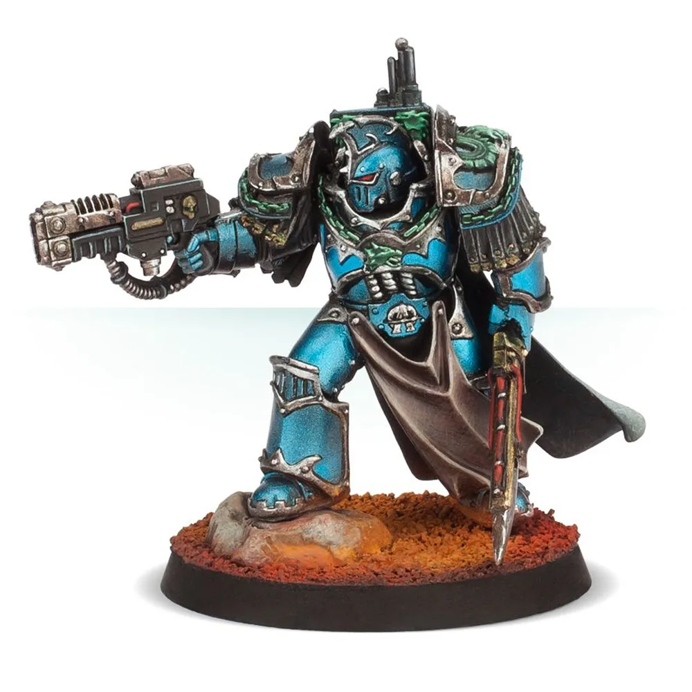 Alpha Legion Praetor in Cataphractii Terminator Armour