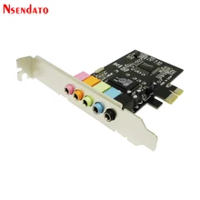 PCI-E PCI Express 5.1 Channel 3D Audio 6 Channels Digital Sound Card 5.1 Solid Capacitors CMI8738 Chipset Expansion Card PCI-E PCI Express 5.1 Channel 3D Audio 6 Channels Digital Sound Card 5.1 Solid Capacitors CMI8738 Chipset Expansion Card