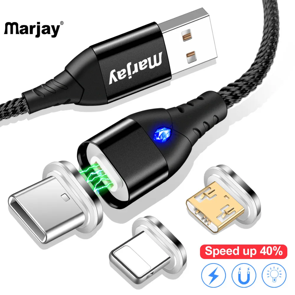Marjay Magnetic Cable Micro USB for Samsung Type C 5A Fast Charge Cables for iPhone X 8 7 Magnet USB C Charger Cable for Huawei
Marjay Magnetic Cable Micro USB for Samsung Type C 5A Fast Charge Cables for iPhone X 8 7 Magnet USB C Charger Cable for Huawei