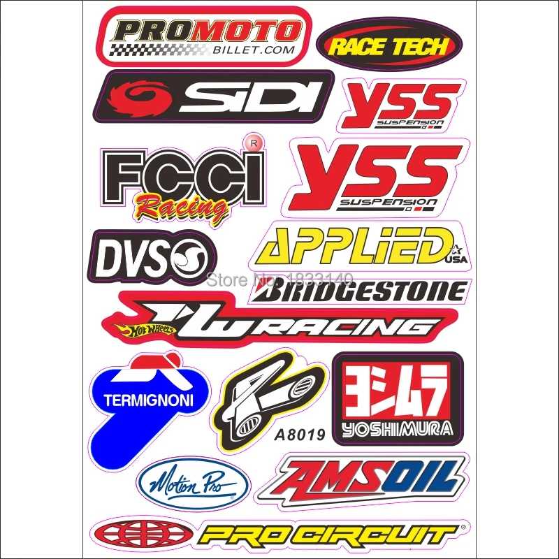 Motorcycle Supercross Dirt Mountain Bike Helmet Moto FX Racing Stickers Decals A4
Motorcycle Supercross Dirt Mountain Bike Helmet Moto FX Racing Stickers Decals A4