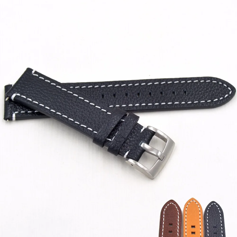 New 18 19 20 21 22 23mm Handmade Genuine Leather Watchbands Black Dark Brown Wrist Watch Band Strap Belt for branded watch +tool
New 18 19 20 21 22 23mm Handmade Genuine Leather Watchbands Black Dark Brown Wrist Watch Band Strap Belt for branded watch +tool