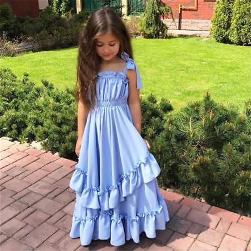 CANIS 2019 New Princess Children Girls Summer Dress Sleeveless Strap Toddler Kids Tutu Party Dresses Maxi Long Sundress Pageant
CANIS 2019 New Princess Children Girls Summer Dress Sleeveless Strap Toddler Kids Tutu Party Dresses Maxi Long Sundress Pageant