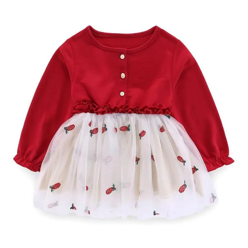 Girls Children Princess Dress Spring Pineapple Long Sleeve Dress Baby Girl Clothes Kids Dresses
Girls Children Princess Dress Spring Pineapple Long Sleeve Dress Baby Girl Clothes Kids Dresses