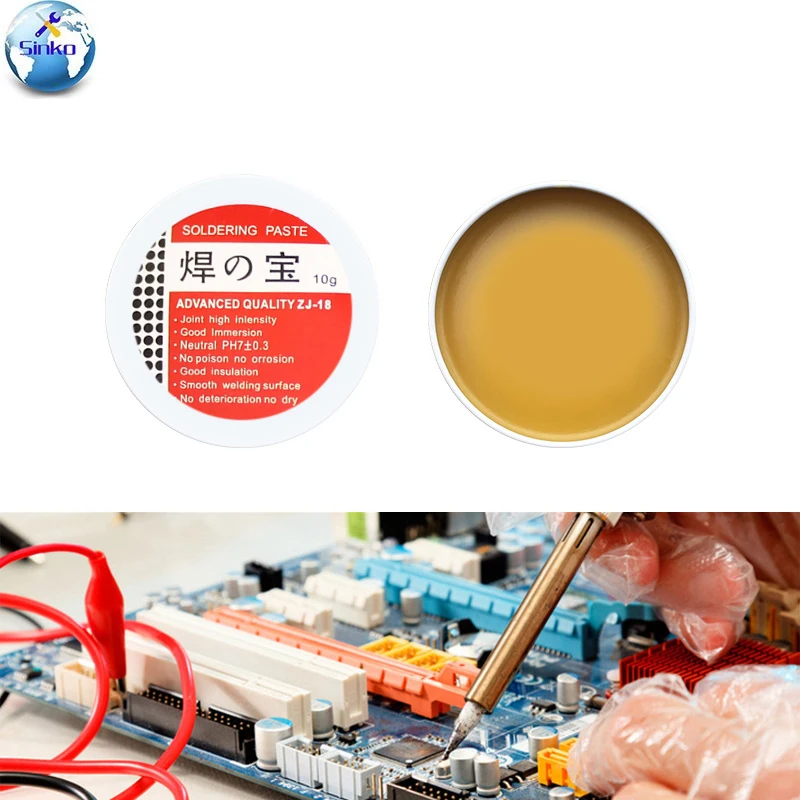 10g/50g Soldering Paste Mild Rosin Environmental Soldering Paste Flux PCB IC Parts Welding Soldering Gel Tool for Metalworking
10g/50g Soldering Paste Mild Rosin Environmental Soldering Paste Flux PCB IC Parts Welding Soldering Gel Tool for Metalworking