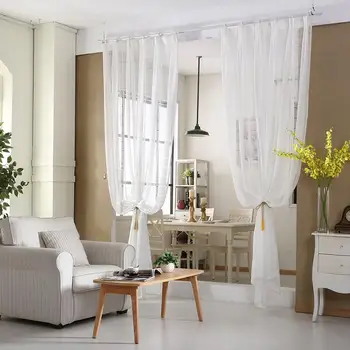 100 x 250cm Modern Simplicity Square Cambric Jacquard Translucent Window Gauze Curtain Gauze
100 x 250cm Modern Simplicity Square Cambric Jacquard Translucent Window Gauze Curtain Gauze