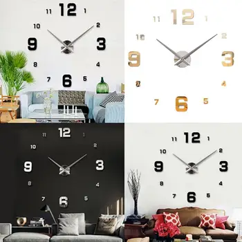 Fashion 3D Big Size Wall Clock Mirror Surface Stickers DIY Living Room Decor Large Watch Office House Decor Creative Gift
Fashion 3D Big Size Wall Clock Mirror Surface Stickers DIY Living Room Decor Large Watch Office House Decor Creative Gift
