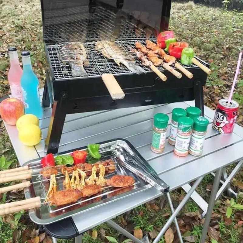 Foldable Portable BBQ Barbecue Grills Burner Oven Outdoor Garden Charcoal Barbeque Patio Party Cooking Picnic for 3-5 Person
Foldable Portable BBQ Barbecue Grills Burner Oven Outdoor Garden Charcoal Barbeque Patio Party Cooking Picnic for 3-5 Person