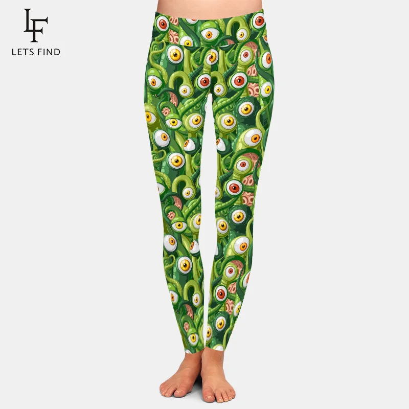 LETSFIND Leggings Hot Sell Cartoon Eyes Green Women's Leggings Digital Print Pants Trousers Stretch Pants High Waist Plus Size
LETSFIND Leggings Hot Sell Cartoon Eyes Green Women's Leggings Digital Print Pants Trousers Stretch Pants High Waist Plus Size