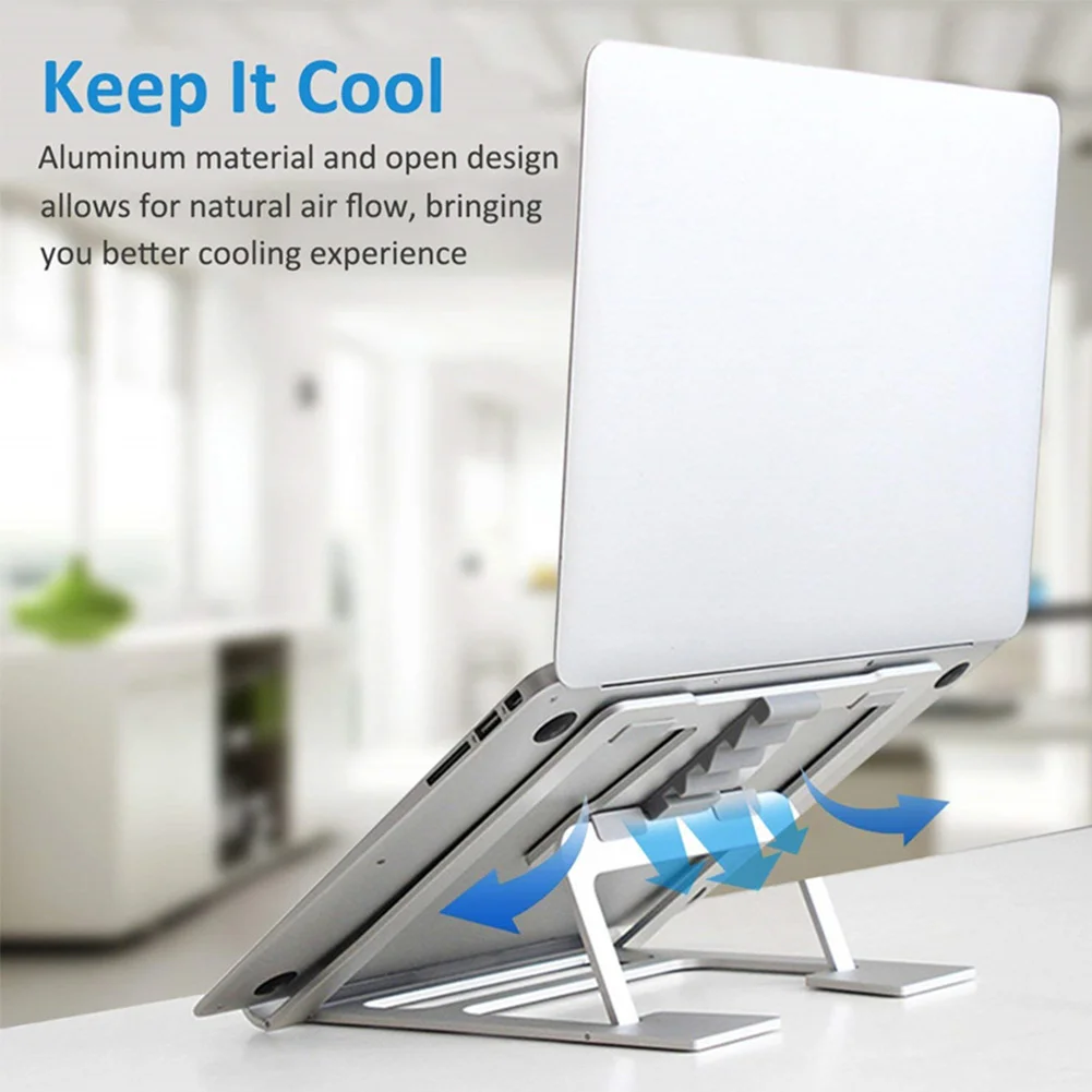 Cooling Rack Folding Adjustable Angle Aluminum Alloy Desktop Portable Holder Office Universal Ergonomic Non Slip Laptop Stand
Cooling Rack Folding Adjustable Angle Aluminum Alloy Desktop Portable Holder Office Universal Ergonomic Non Slip Laptop Stand