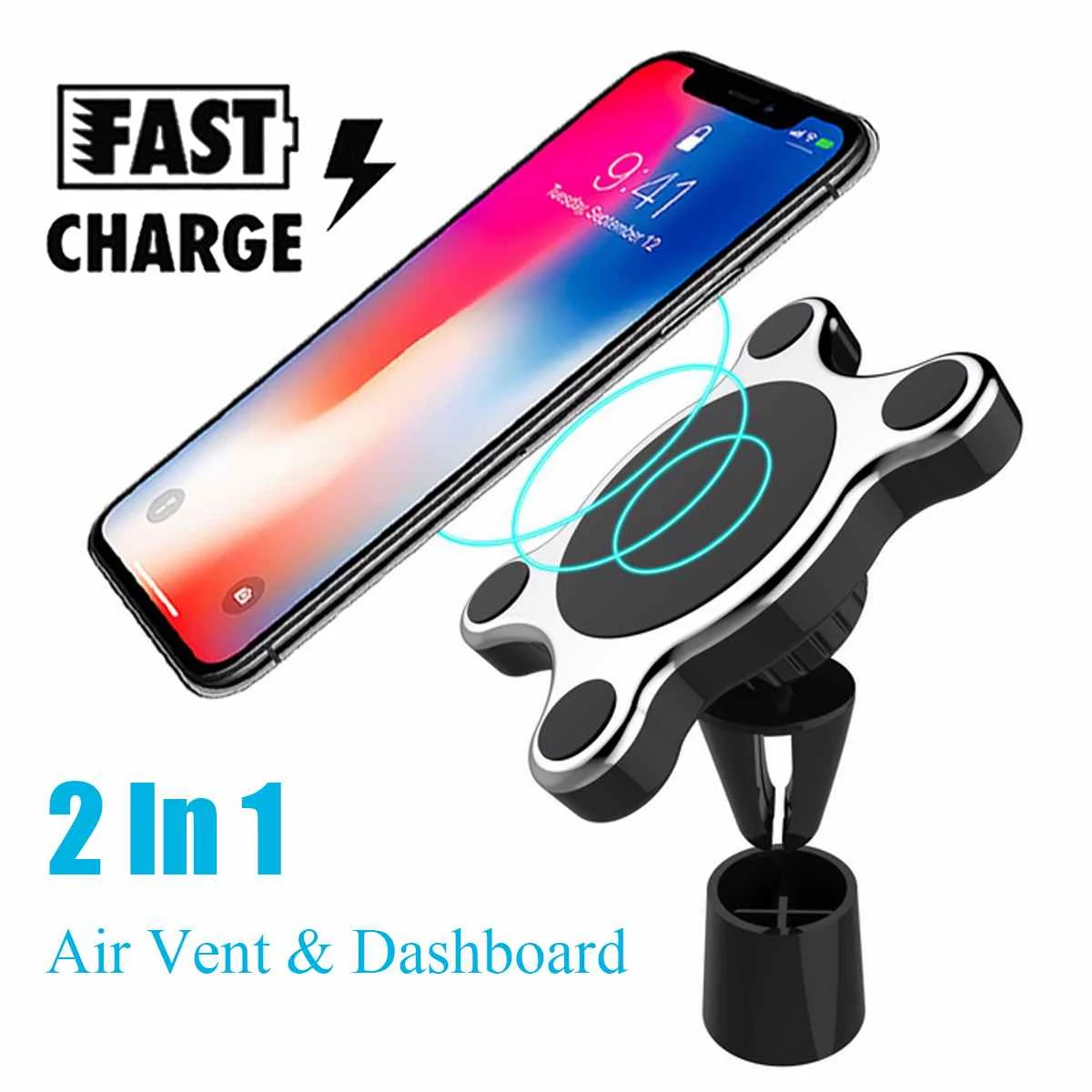 Magnetic Qi Wireless Charger Car Air Vent Mount Dashboard Stand For Samsung Wireless Charging Phone Holder For iPhone 8 Xs Max X
Magnetic Qi Wireless Charger Car Air Vent Mount Dashboard Stand For Samsung Wireless Charging Phone Holder For iPhone 8 Xs Max X