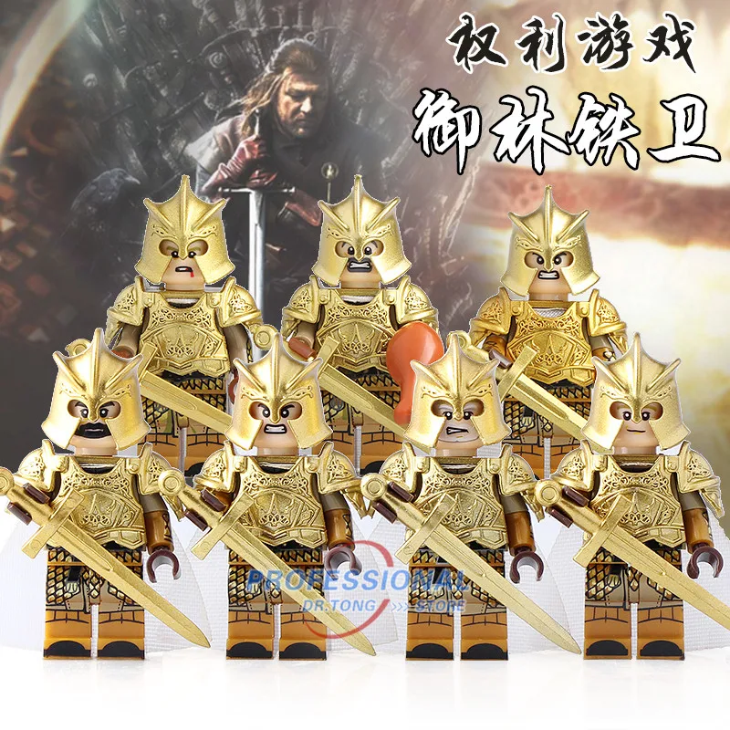 Game of Thrones Kingsguard Action Figure Medieval Knight Soldiers Army Infantry Building Blocks Toys for Children KT1001
Game of Thrones Kingsguard Action Figure Medieval Knight Soldiers Army Infantry Building Blocks Toys for Children KT1001