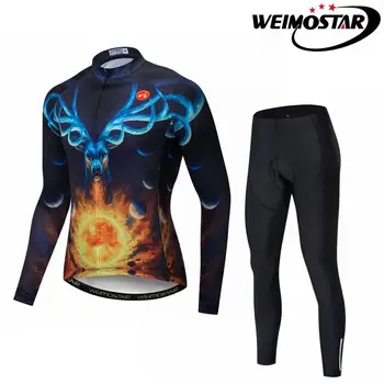 Weimostar Men Long Sleeve Cycling Clothing Autumn Winter Mtb Road Cycling Jersey Sets Quick Dry Bike Team Bicycle Jersey Wear
Weimostar Men Long Sleeve Cycling Clothing Autumn Winter Mtb Road Cycling Jersey Sets Quick Dry Bike Team Bicycle Jersey Wear