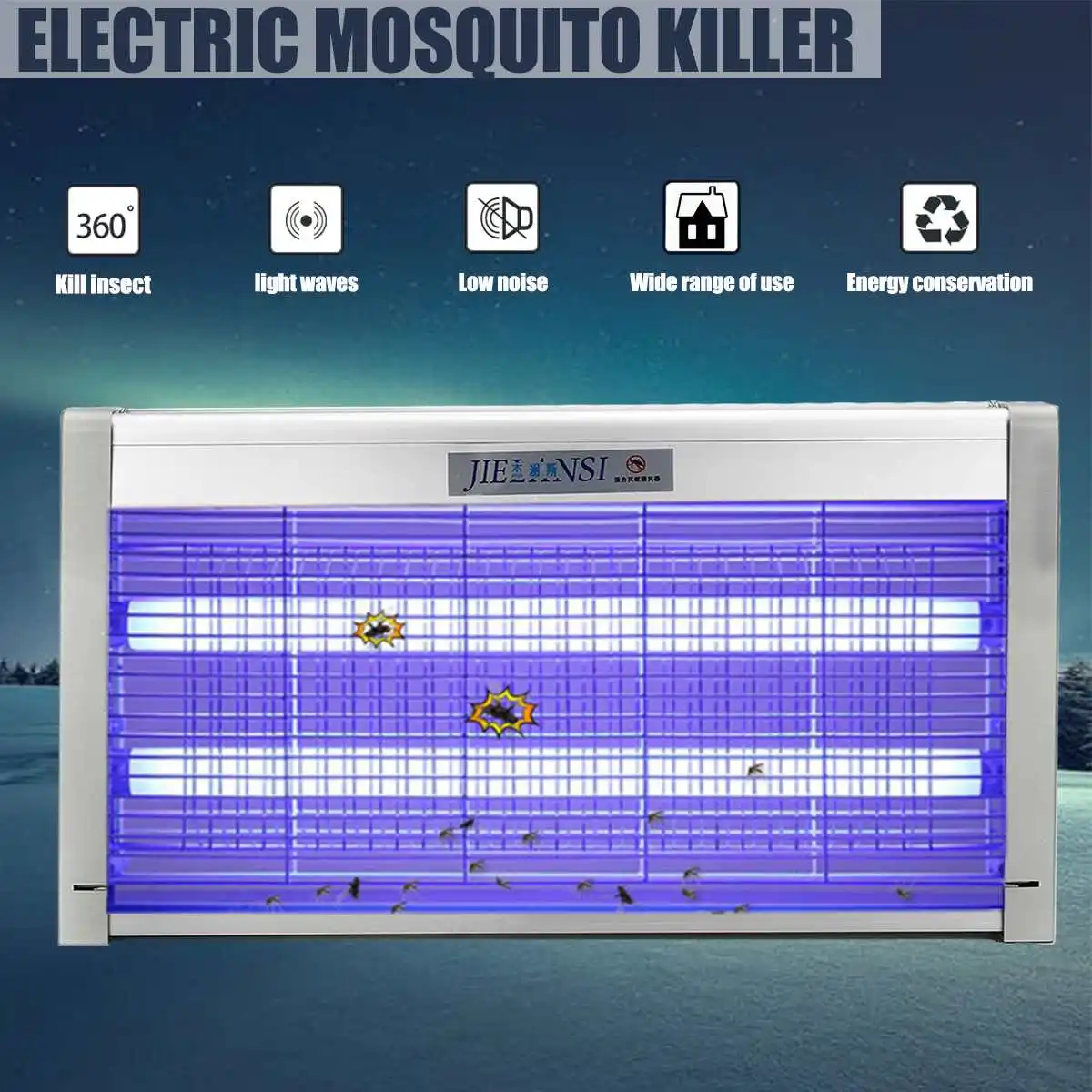 220V Electric Shock Anti Mosquito Lamp Lights 40W Powered Bug Zapper Mosquito Killer Lamps Insect Killer Mosquito Pest Fly Trap
220V Electric Shock Anti Mosquito Lamp Lights 40W Powered Bug Zapper Mosquito Killer Lamps Insect Killer Mosquito Pest Fly Trap