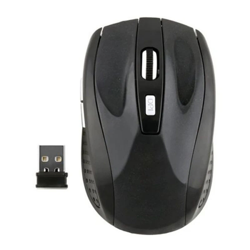 

2.4GHz Wireless Optical Computer Mouse Mice 800-1600dpi Automatic Frequency with USB Receiver for Computer PC Laptop