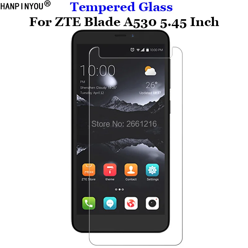 

For ZTE Blade A606 Tempered Glass 9H 2.5D Premium Screen Protector Film For ZTE Blade A530 A 530 BA530 5.45
