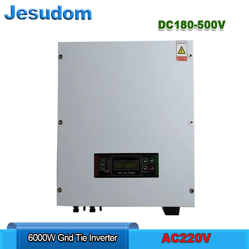 6000W Solar Grid tie Power Inverter with Pure Sine wave DC 100-500V to AC220V 50/60HZ grid tie inverter
6000W Solar Grid tie Power Inverter with Pure Sine wave DC 100-500V to AC220V 50/60HZ grid tie inverter