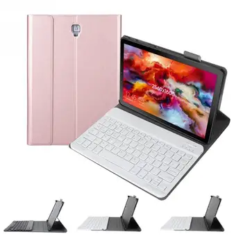 Detachable Bluetooth Keyboard Portable Wirelees Tablet Keyboard with Leather Protective Case for SAMSUNG Tab S4
Detachable Bluetooth Keyboard Portable Wirelees Tablet Keyboard with Leather Protective Case for SAMSUNG Tab S4