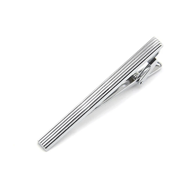 2019 new adult temperament personality high quality simple vertical stripes four color tie clip | Украшения и аксессуары