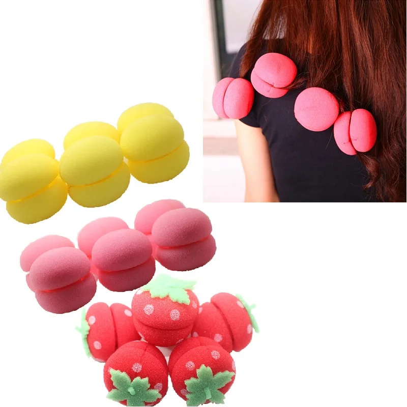 

6pcs Soft Curl Balls Set Hair Curler Styling Tools Mousse Hair Rollers Foam Sponge Styling Tool Hairdressing Accessories Kits