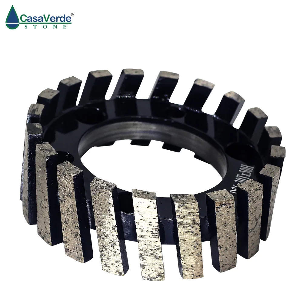 Arbor 30mm 86mm CNC diamond grinding wheels match with CNC grinding machine for processing granite or marble
Arbor 30mm 86mm CNC diamond grinding wheels match with CNC grinding machine for processing granite or marble