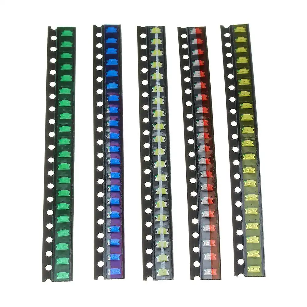 100Pcs 5 Colors 20 Each 1206 LED Diode Assortment SMD LED Diode Kit Green/RED/White/Blue/Yellow
100Pcs 5 Colors 20 Each 1206 LED Diode Assortment SMD LED Diode Kit Green/RED/White/Blue/Yellow