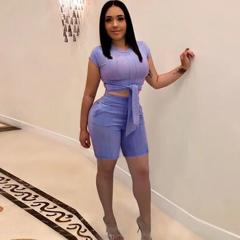 TWO PIECE SET Sexy Shorts Suits Women Clothing Crop Top Lace Up Short Sleeve High Waist Matching Vacation Outfit Summer 2 Pieces
TWO PIECE SET Sexy Shorts Suits Women Clothing Crop Top Lace Up Short Sleeve High Waist Matching Vacation Outfit Summer 2 Pieces