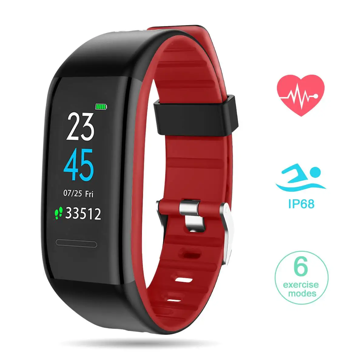 FT-01 Smart Band Wristband Men Women IP68 Waterproof Heart Rate Monitor Multi-sports Fitness Tracker Smartwatch
FT-01 Smart Band Wristband Men Women IP68 Waterproof Heart Rate Monitor Multi-sports Fitness Tracker Smartwatch