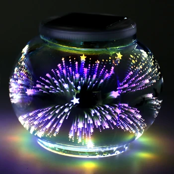 Solar Garden Light 3D Meteor Solar LED Colorful Glass Cover Ball LED Color Changing Table Lamps Yard solar led light outdoor 
Solar Garden Light 3D Meteor Solar LED Colorful Glass Cover Ball LED Color Changing Table Lamps Yard solar led light outdoor