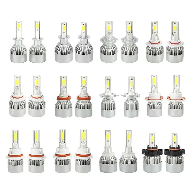 Universal 1 Pair COB LED Car Headlight Bulbs 36W 6500K Headlamp Fog Light IP67 Waterproof Headlight Bulbs H1/H3/H7/9005/9006/H11
Universal 1 Pair COB LED Car Headlight Bulbs 36W 6500K Headlamp Fog Light IP67 Waterproof Headlight Bulbs H1/H3/H7/9005/9006/H11