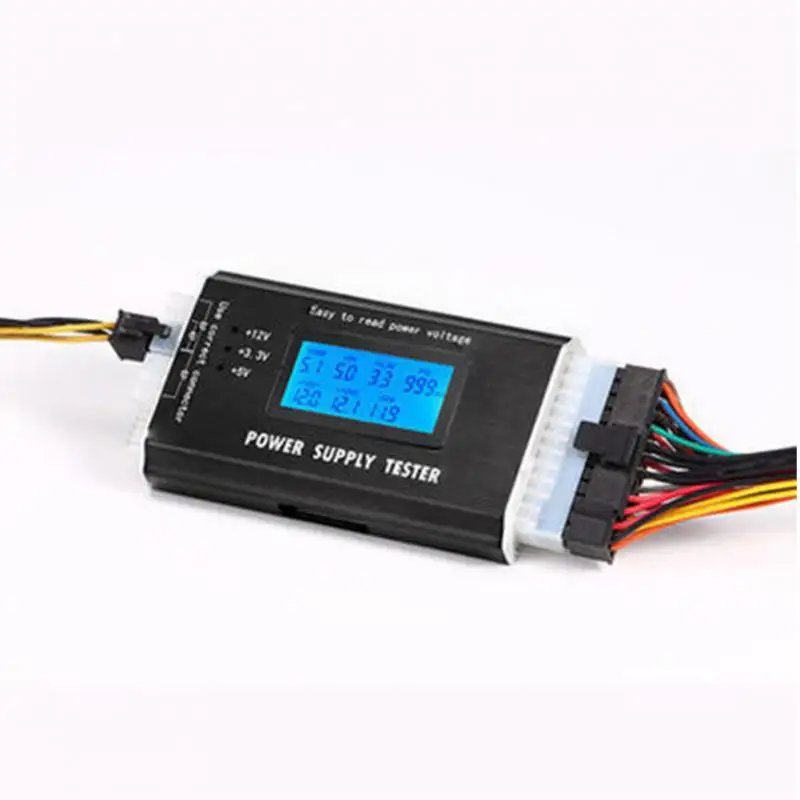 Check Quick Digital LCD Power Bank Supply Tester Computer 20/24 Pin Power Supply PC Tester Support 4/8/24/ATX 20 Pin Interface
Check Quick Digital LCD Power Bank Supply Tester Computer 20/24 Pin Power Supply PC Tester Support 4/8/24/ATX 20 Pin Interface