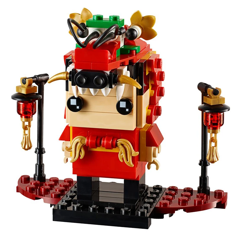 Decool Bela Brickheadz Dragon Dance Guy Merchandise Building Blocks Chinese Festivals Model Brick Toys Compatible Legoed 40354
Decool Bela Brickheadz Dragon Dance Guy Merchandise Building Blocks Chinese Festivals Model Brick Toys Compatible Legoed 40354