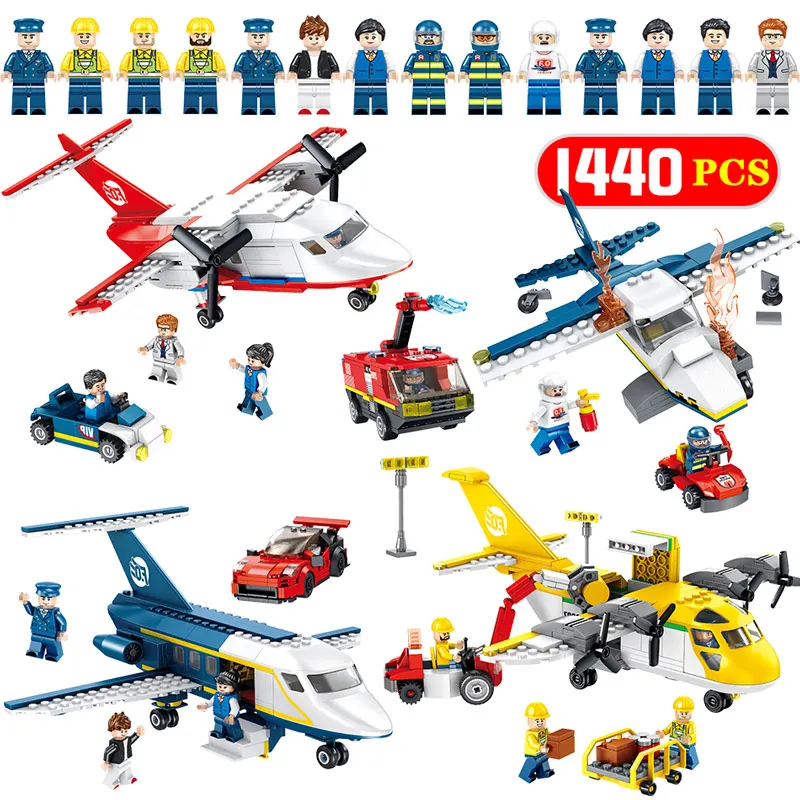 TechniK Blocks Compatible Legoed Aircraft City Special VIP Plane Airport Fire Brigade Cargo Conveyer Building Bricks Sets Toys
TechniK Blocks Compatible Legoed Aircraft City Special VIP Plane Airport Fire Brigade Cargo Conveyer Building Bricks Sets Toys