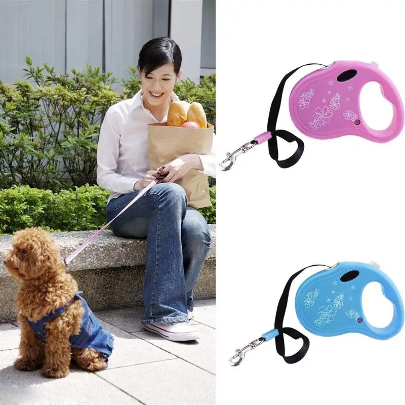 

3M Automatic Retractable Pet Dog/Cat Puppy Traction Rope Small Medium Dogs Pet Walking Leash Lead Supplies Pet Products