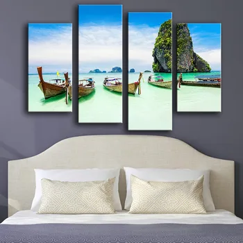 New product Print Oil Painting Wall painting 4 pcs the boat rocks Wall Art Picture For Living Room painting free shipping
New product Print Oil Painting Wall painting 4 pcs the boat rocks Wall Art Picture For Living Room painting free shipping