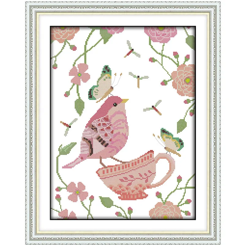 Set For Embroidery Stitch Birds Animal Punto De Cruz DMC Embroidery Chinese Counted Cross Stitch Pattern Kits For Living Room
Set For Embroidery Stitch Birds Animal Punto De Cruz DMC Embroidery Chinese Counted Cross Stitch Pattern Kits For Living Room