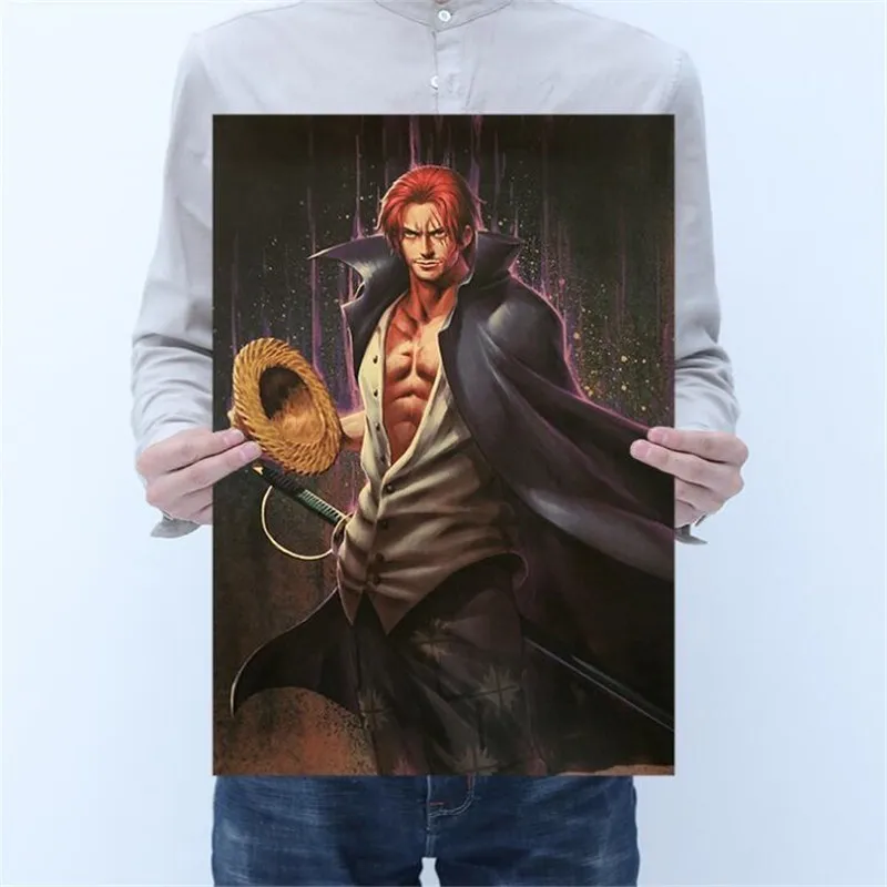 Classic One Piece Shanks Anime Vintage Poster Room Decoration Stickers Wall Decor Kraft Paper Bar Home Decor Wall Sticker
Classic One Piece Shanks Anime Vintage Poster Room Decoration Stickers Wall Decor Kraft Paper Bar Home Decor Wall Sticker