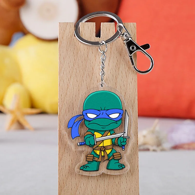 Movie Teenage Mutant Ninja Turtles TMNT Pendant Keychains Acrylic Turtles Souvenirs Key Ring
Movie Teenage Mutant Ninja Turtles TMNT Pendant Keychains Acrylic Turtles Souvenirs Key Ring