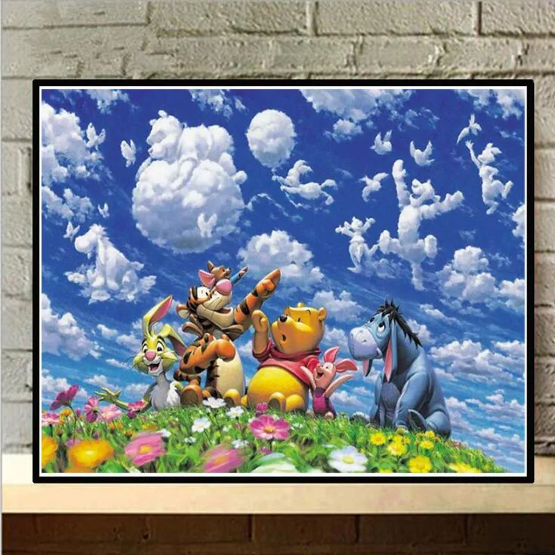 Full Square Drill 5D DIY Diamond Painting "Winnie The Pooh" Embroidery Cross Stitch Rhinestone Mosaic Paintings Children's Gifts
Full Square Drill 5D DIY Diamond Painting "Winnie The Pooh" Embroidery Cross Stitch Rhinestone Mosaic Paintings Children's Gifts