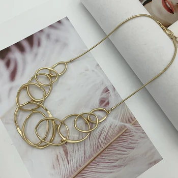Multilayer Circle Pendants Necklaces Gold Color Fashion Choker Necklace For Women Collares Collier Gift Jewelry 2019
Multilayer Circle Pendants Necklaces Gold Color Fashion Choker Necklace For Women Collares Collier Gift Jewelry 2019