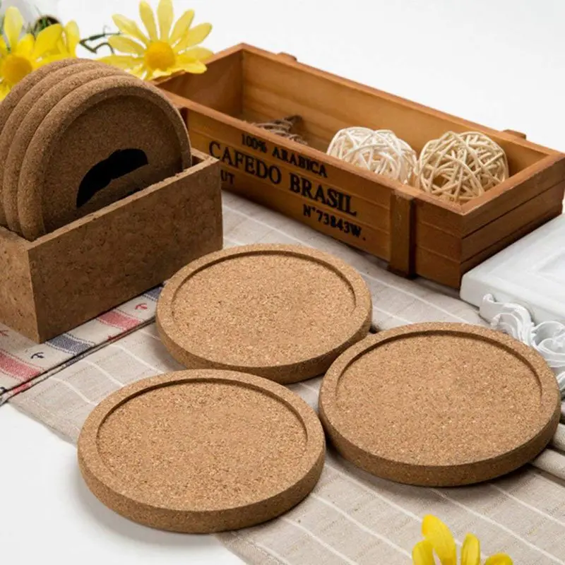 12Pcs/Lot Plain Round Cork Coasters Set Coffee Cup Mat Drink Tea Pad Placemats Wine Table Mats Decor Officekitchen Accessories
12Pcs/Lot Plain Round Cork Coasters Set Coffee Cup Mat Drink Tea Pad Placemats Wine Table Mats Decor Officekitchen Accessories