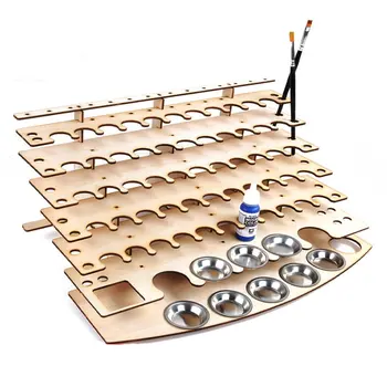 Wooden Paint Bottle Rack Painting Tool Stand Storage Holder Support Organizer for Artist DIY Craft Arts Painting Drawing
Wooden Paint Bottle Rack Painting Tool Stand Storage Holder Support Organizer for Artist DIY Craft Arts Painting Drawing