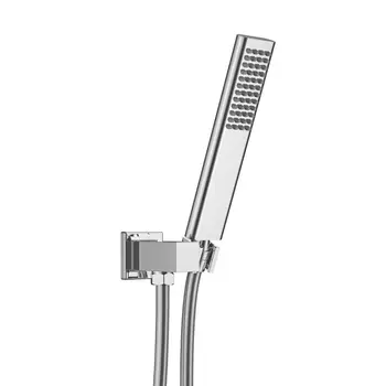 Brass Square Held Handheld Shower Head With Wall Bracket Connector And Hose Set
Brass Square Held Handheld Shower Head With Wall Bracket Connector And Hose Set