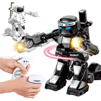 2.4G Somatosensory Remote Control Battle Robot Toy Two-player Competitive Fight Children's Robot Model
2.4G Somatosensory Remote Control Battle Robot Toy Two-player Competitive Fight Children's Robot Model