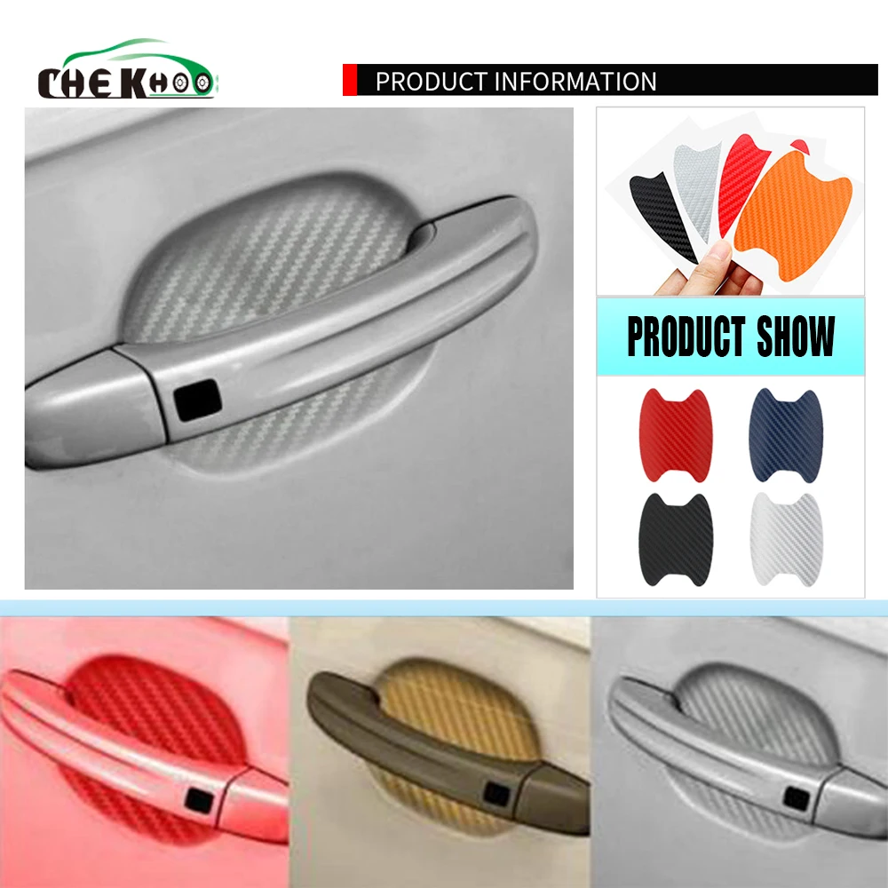 4Pcs/Set Car Door Sticker Scratches Resistant Cover Body Decoration Auto Handle Protection Film Exterior Accessories Car-styling
4Pcs/Set Car Door Sticker Scratches Resistant Cover Body Decoration Auto Handle Protection Film Exterior Accessories Car-styling