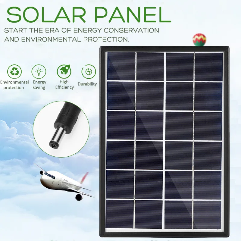 Portable 6V 6W Polysilicon Solar Panel Solar System DIY For Battery Cell Phone Chargers Solar Cell with Cable & Border
Portable 6V 6W Polysilicon Solar Panel Solar System DIY For Battery Cell Phone Chargers Solar Cell with Cable & Border